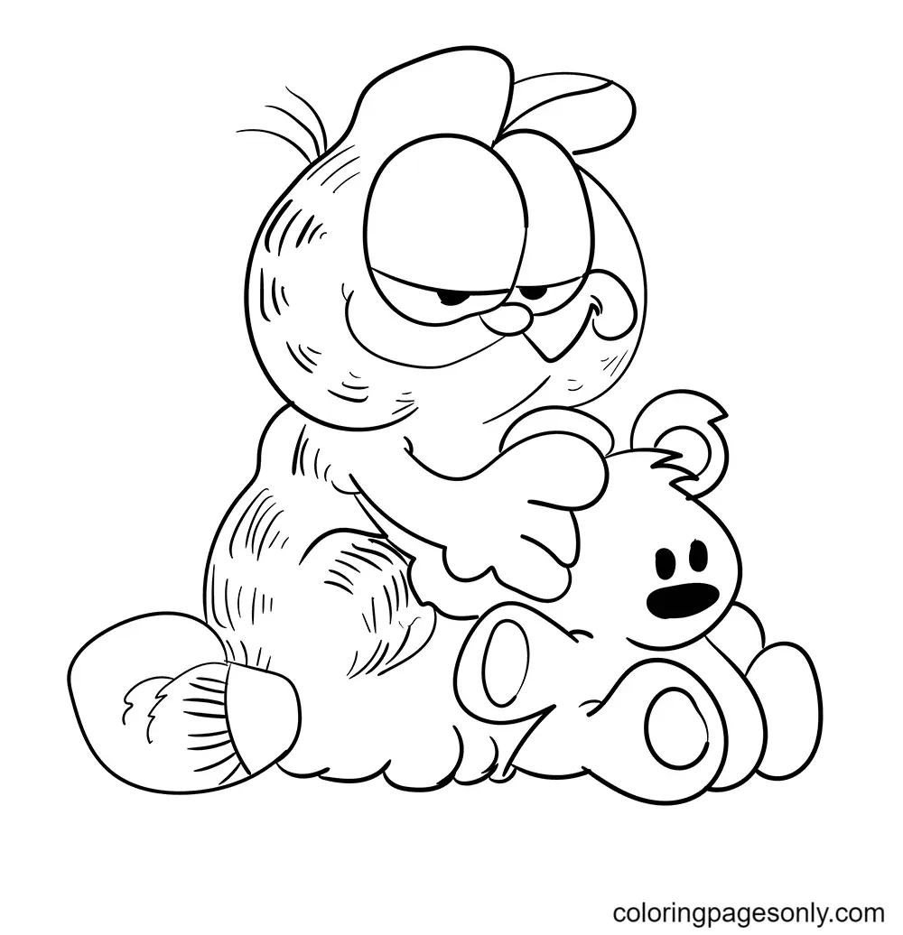 Desenhos De Garfield Para Colorir E Imprimir Pintar Gr Tis Online