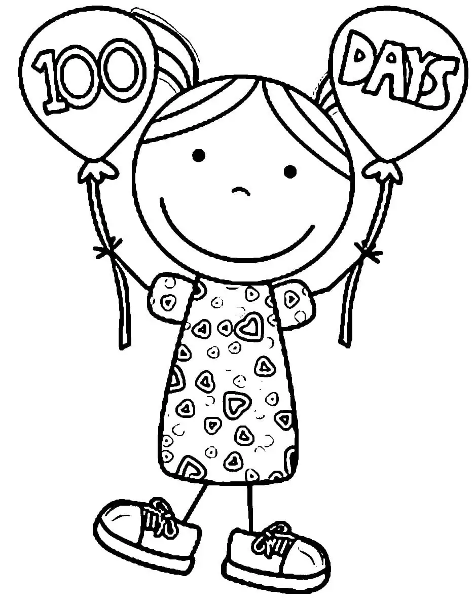 100th Day Of School Coloring pages 13