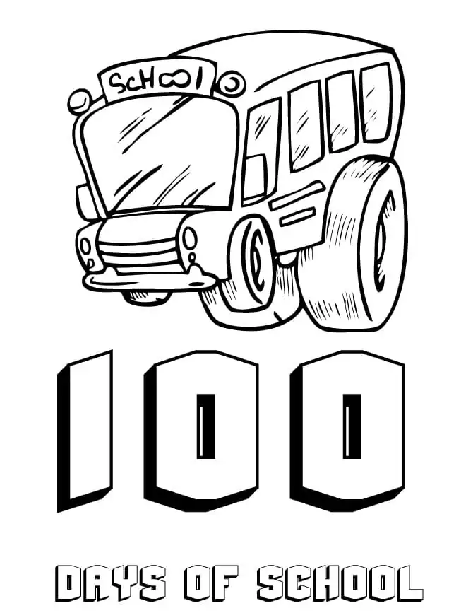 100th Day Of School Coloring pages 14