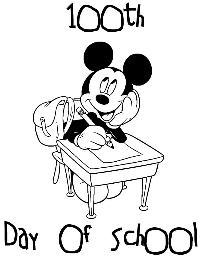 100th Day Of School Coloring pages 17