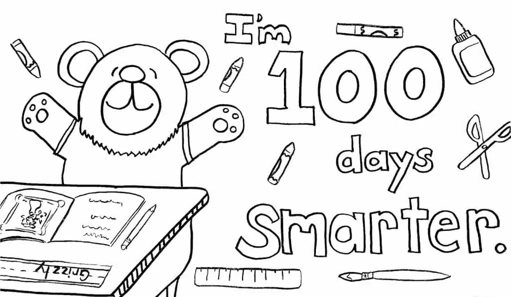 100th Day Of School Coloring pages 23