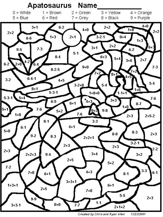 3rd Grade Math Coloring Pages 2