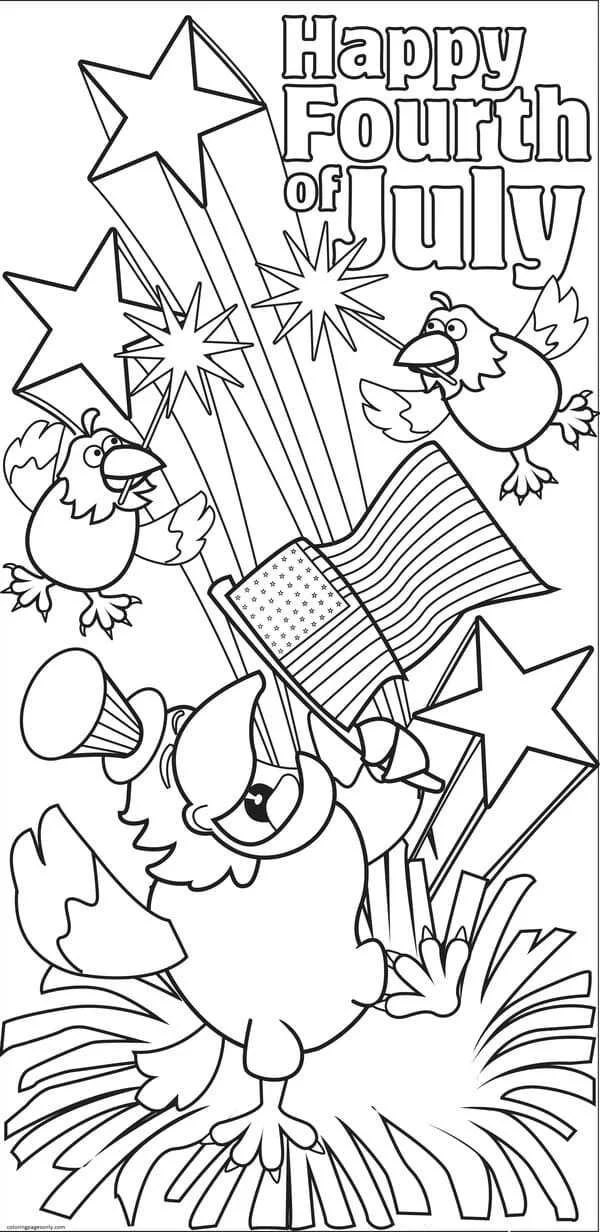 4th Of July Coloring Pages 129