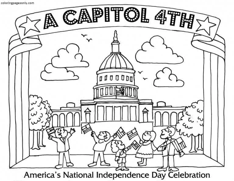 4th Of July Coloring Pages 84