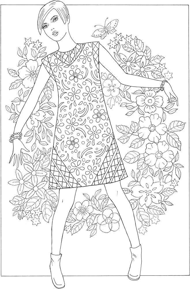 60s Coloring Pages 22