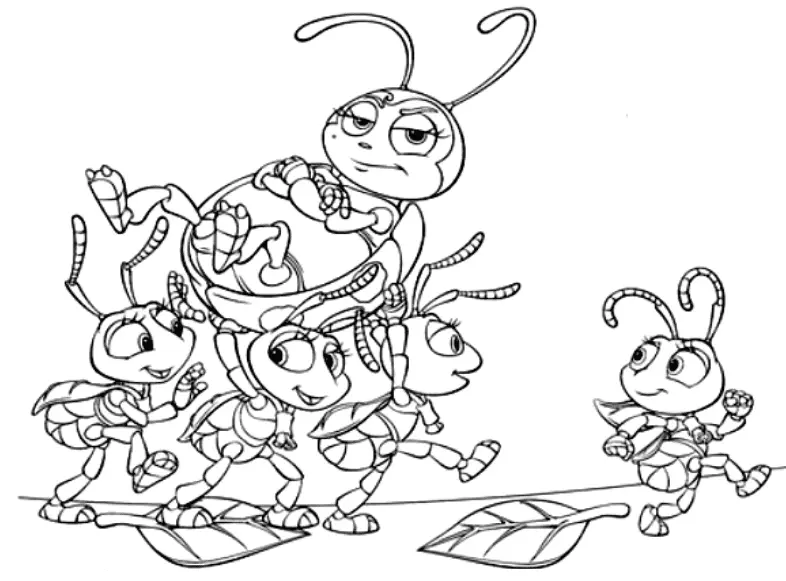 A Bug s Life Coloring Pages 41