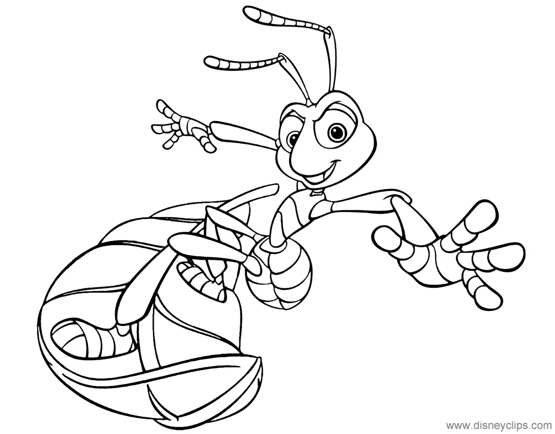 A Bug s Life Coloring Pages 49