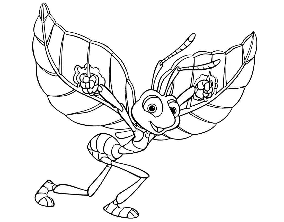 A Bug s Life Coloring Pages 53