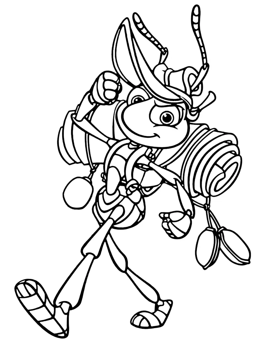 A Bug s Life Coloring Pages 55