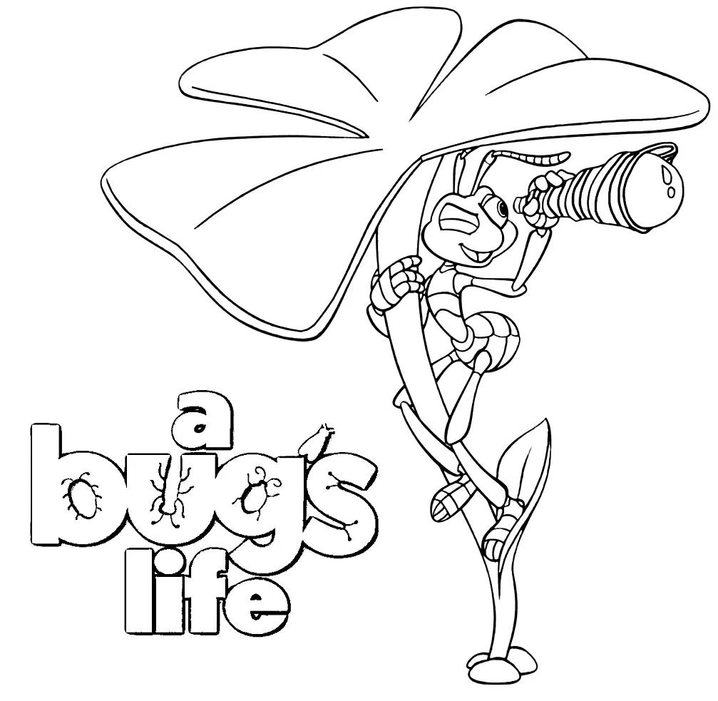 A Bug s Life Coloring Pages 59