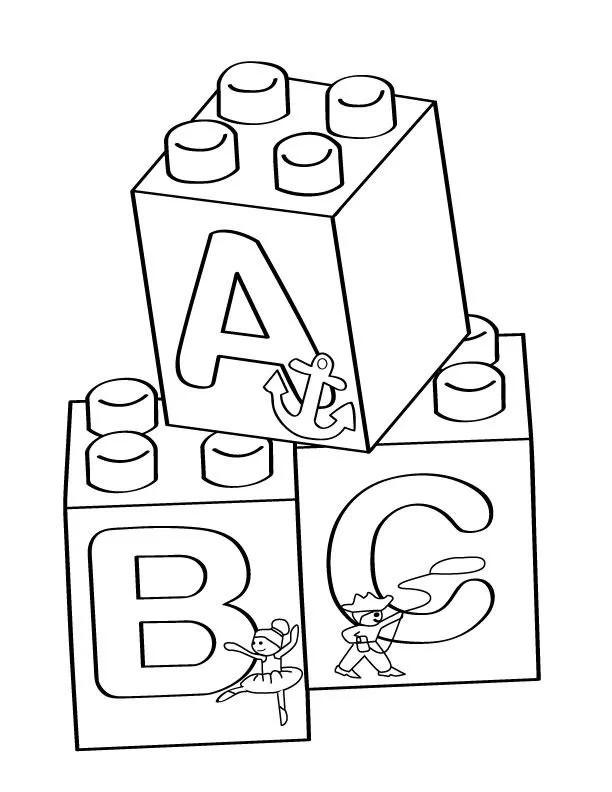 Desenhos de Abc Para Colorir 56