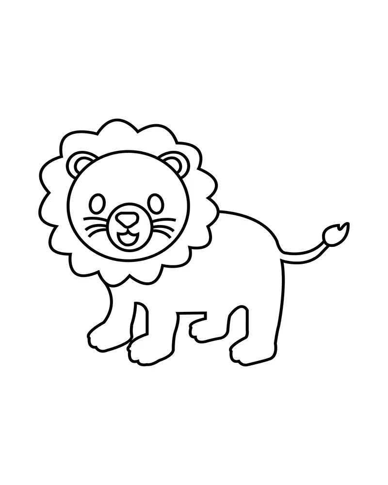 Adorable Animals Coloring Pages 8