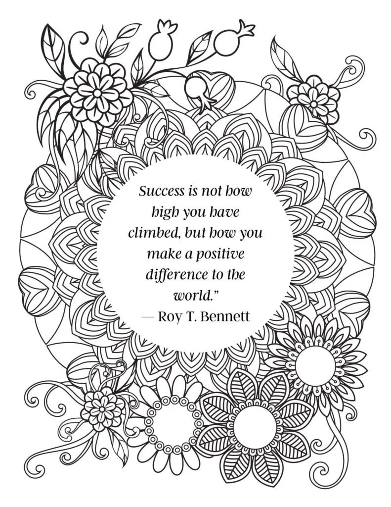 Affirmations Coloring Pages 53