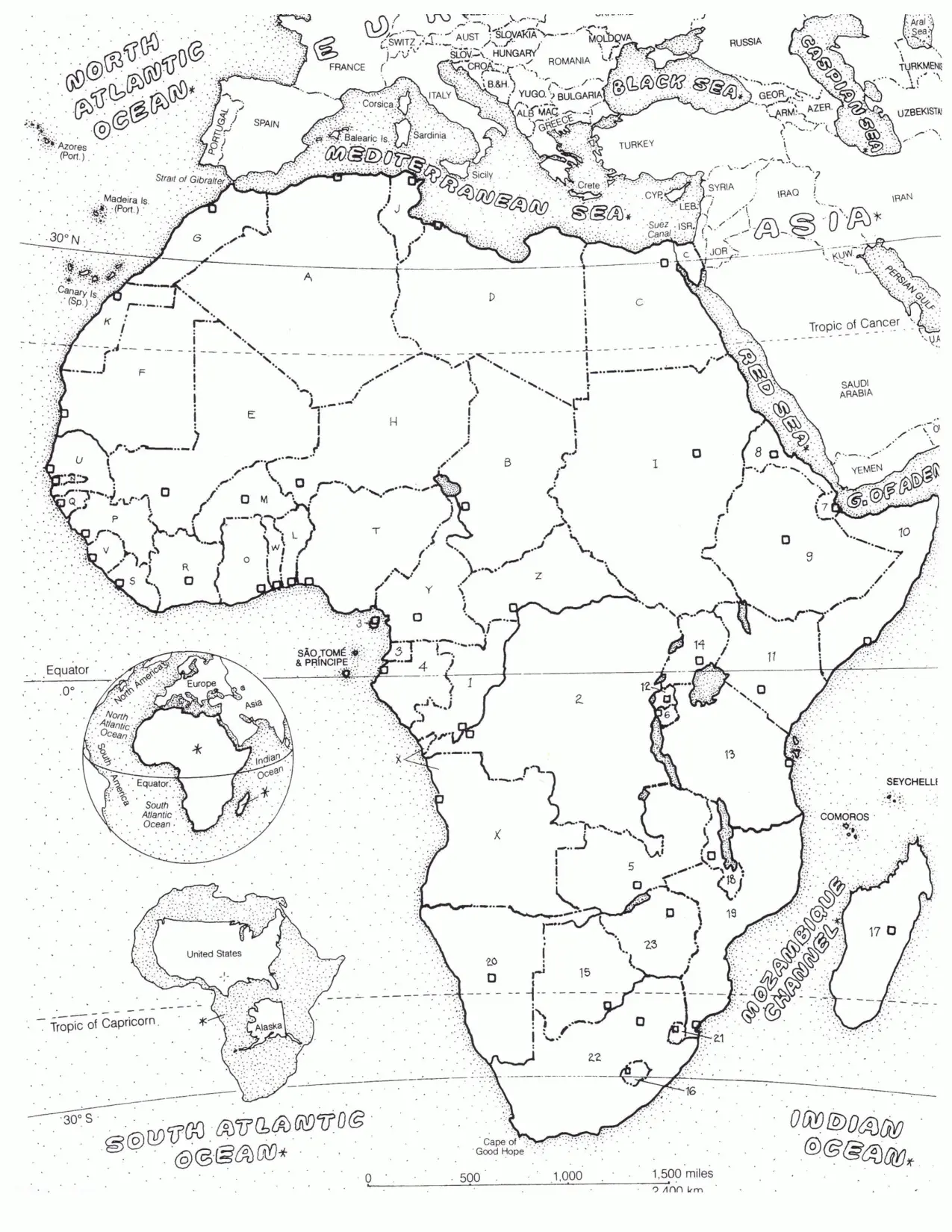 Desenhos de Africa Para Colorir 12