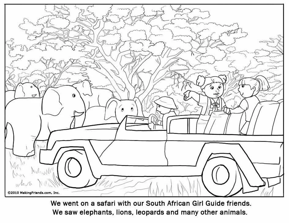 Desenhos de Africa Para Colorir 8