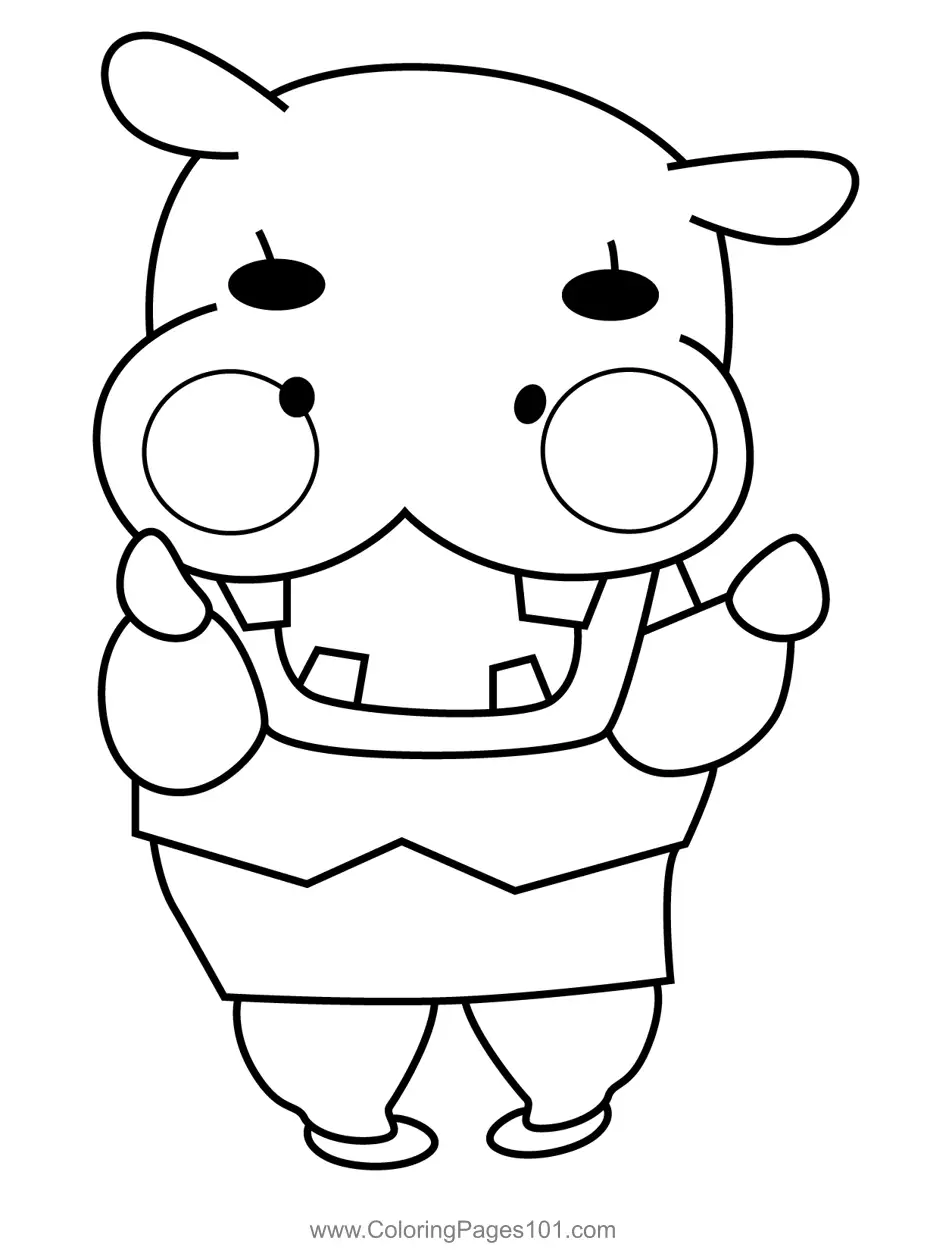 Aggretsuko Para Colorir 4