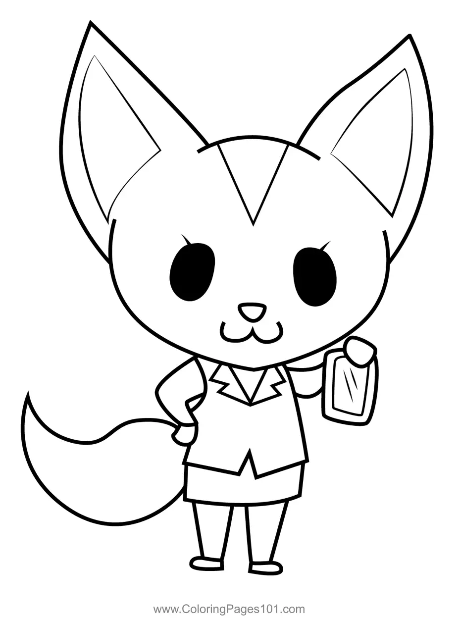 Aggretsuko Para Colorir 8