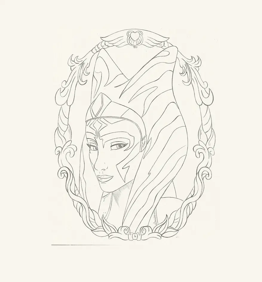 Ahsoka Coloring Pages