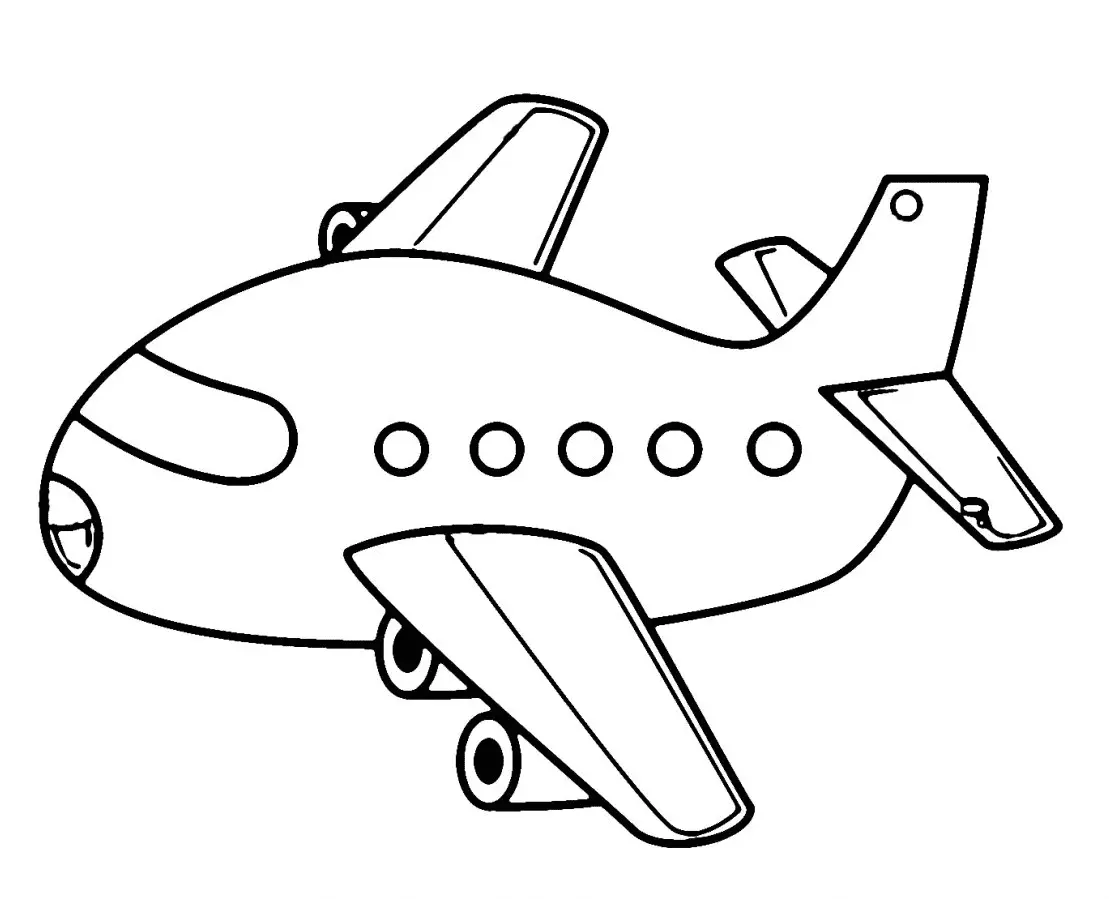 Desenhos de Aviao Para Colorir 11