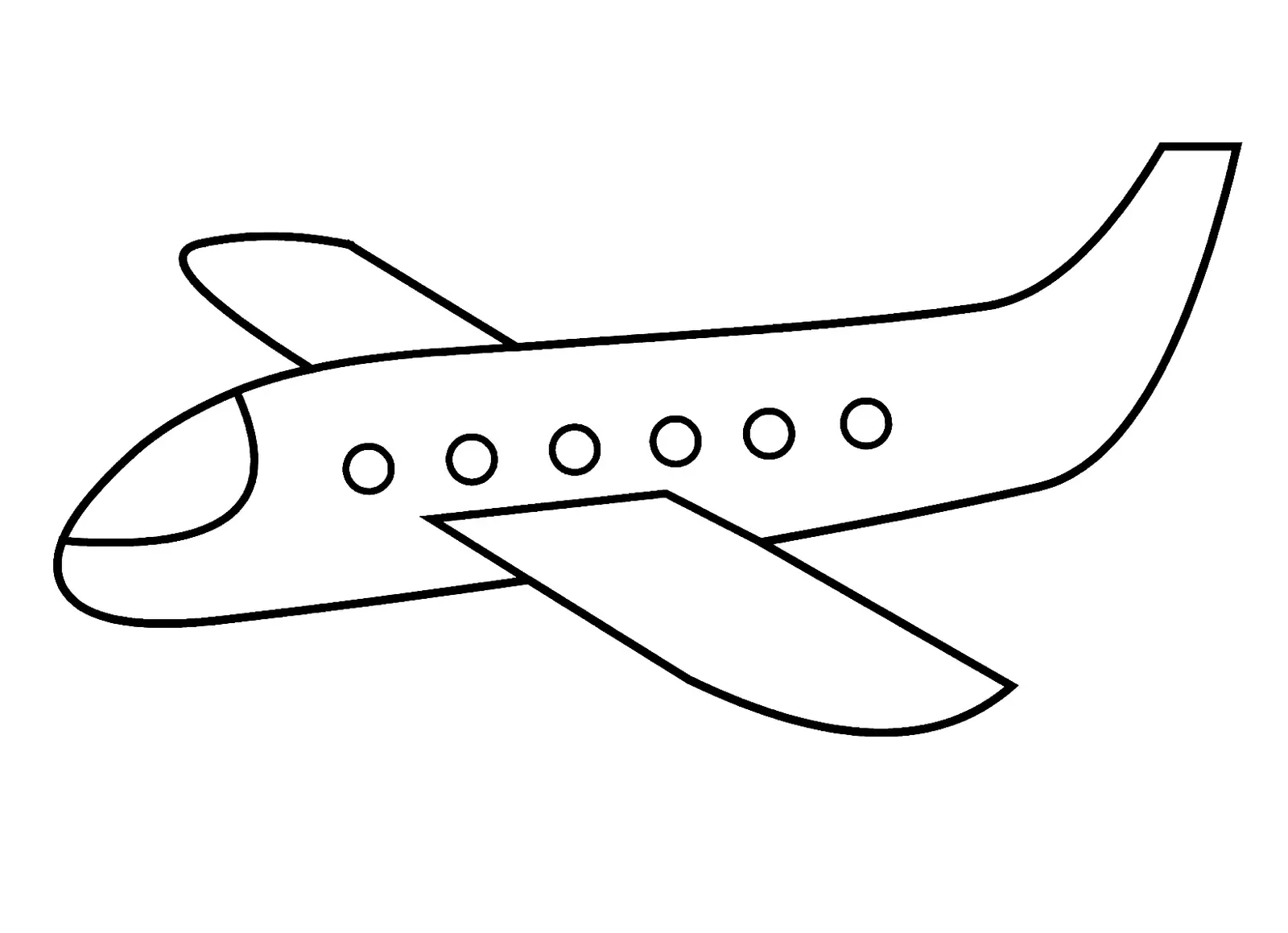 Desenhos de Aviao Para Colorir 16