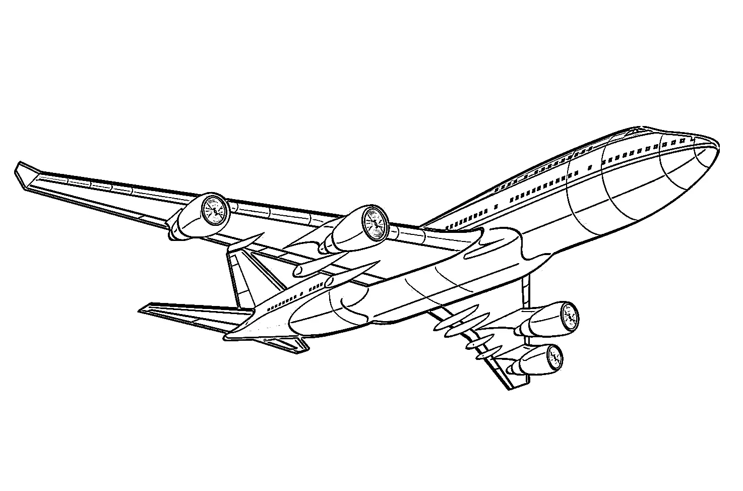 Desenhos de Aviao Para Colorir 18