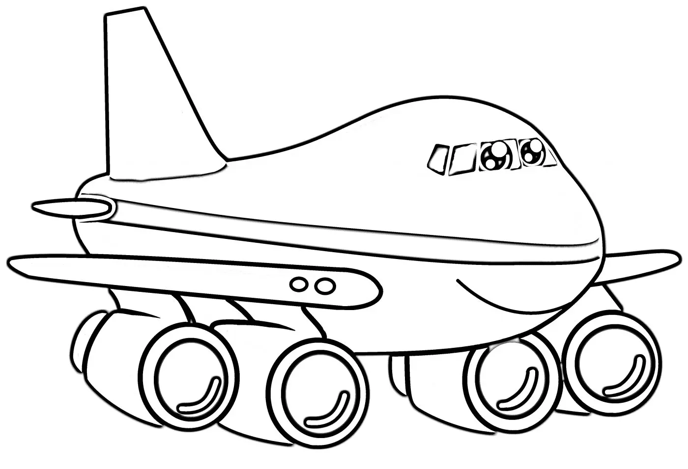 Desenhos de Aviao Para Colorir 20