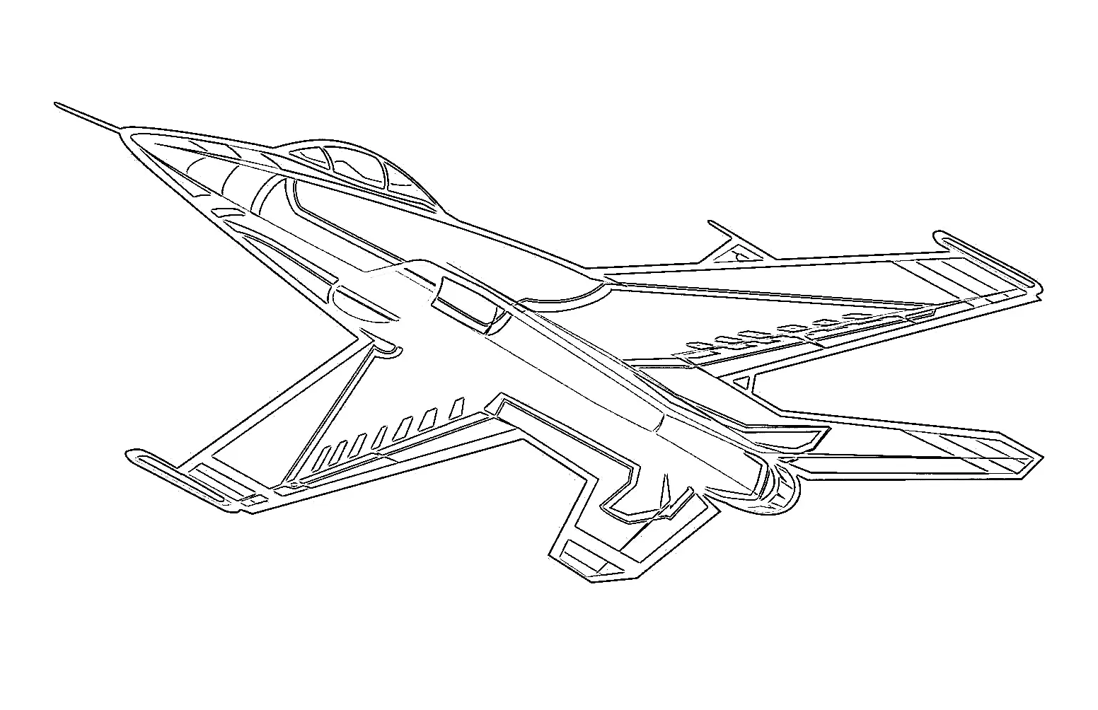 Desenhos de Aviao Para Colorir 25