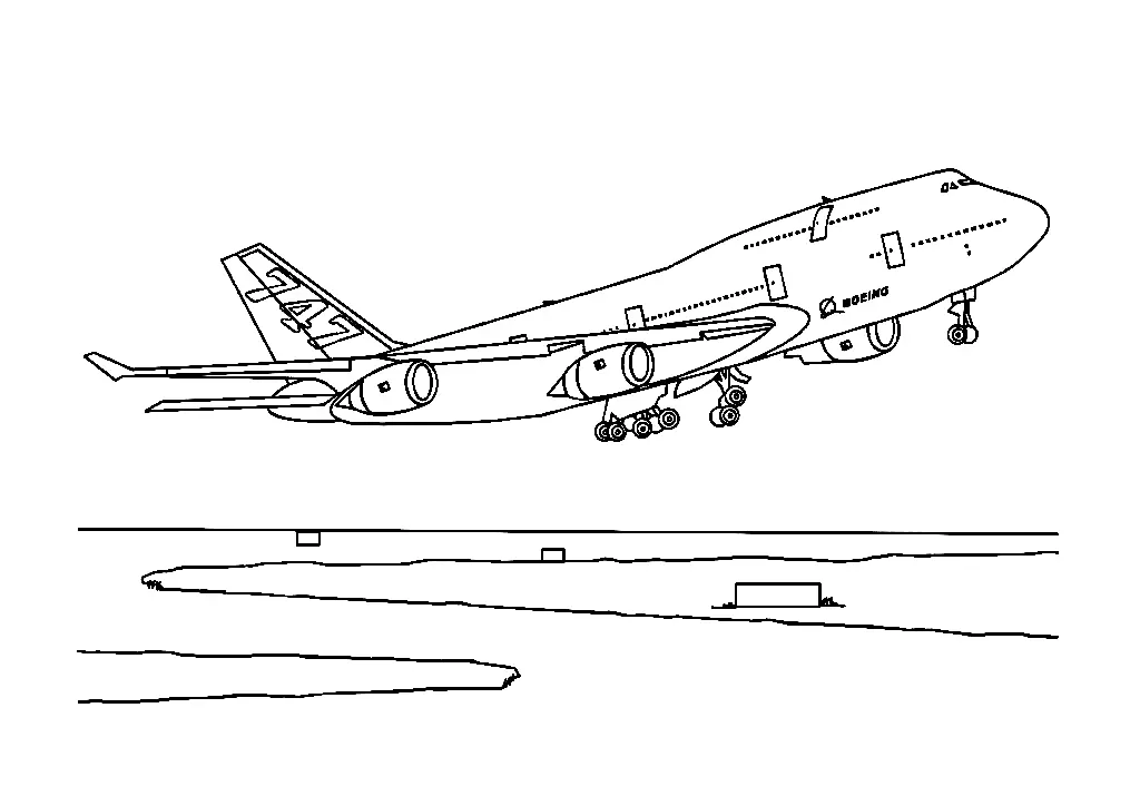 Desenhos de Aviao Para Colorir 26