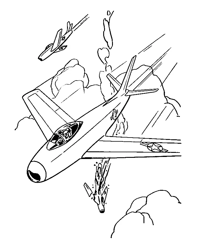 Desenhos de Aviao Para Colorir 27