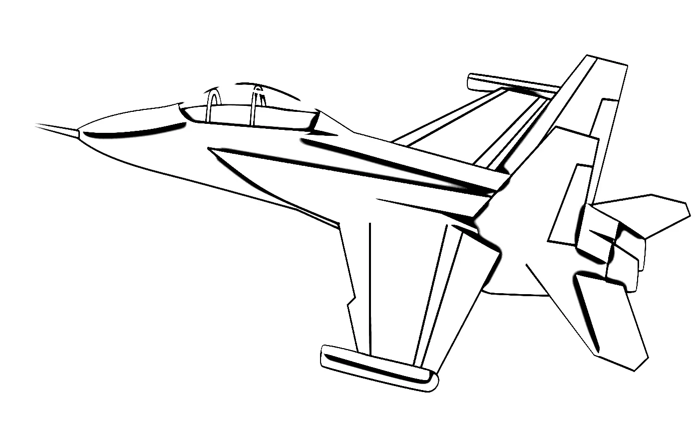 Desenhos de Aviao Para Colorir 35