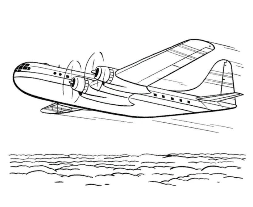 Desenhos de Aviao Para Colorir 39