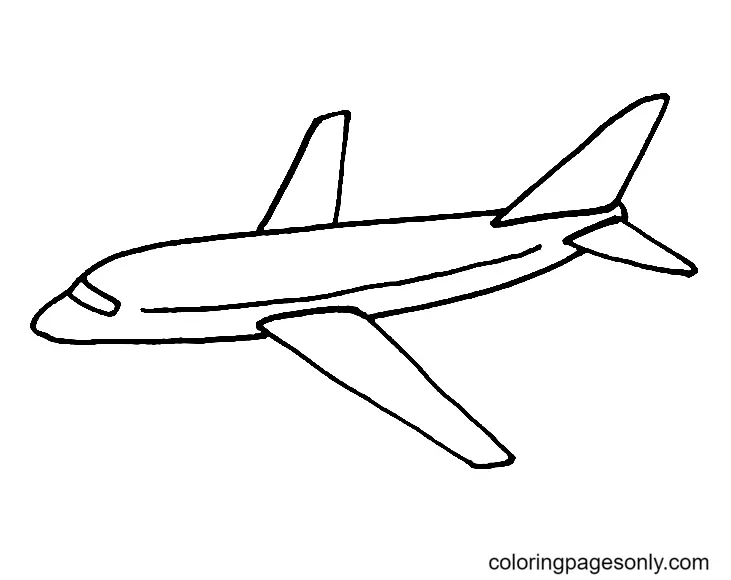 Desenhos de Aviao Para Colorir 4