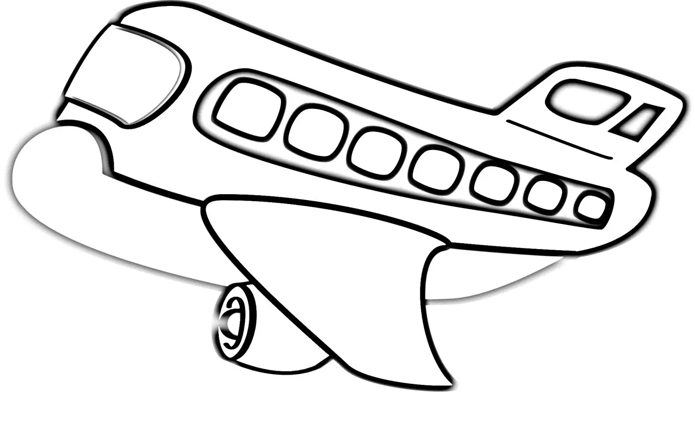 Desenhos de Aviao Para Colorir 46