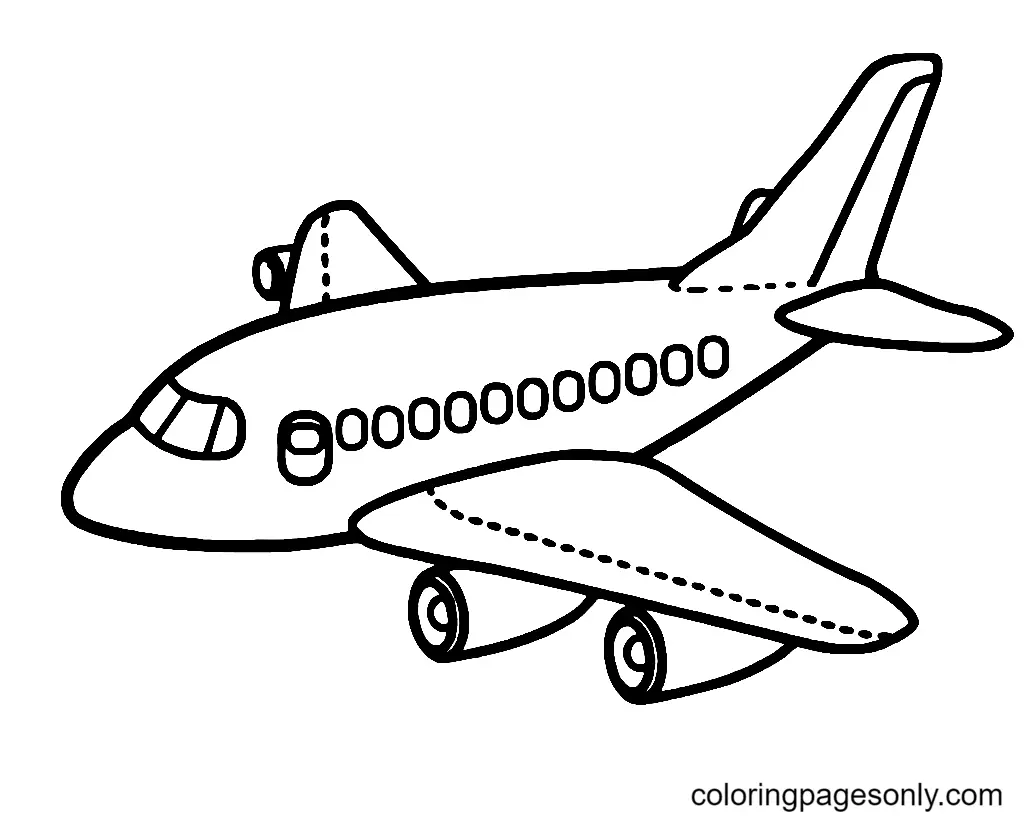 Desenhos de Aviao Para Colorir 5