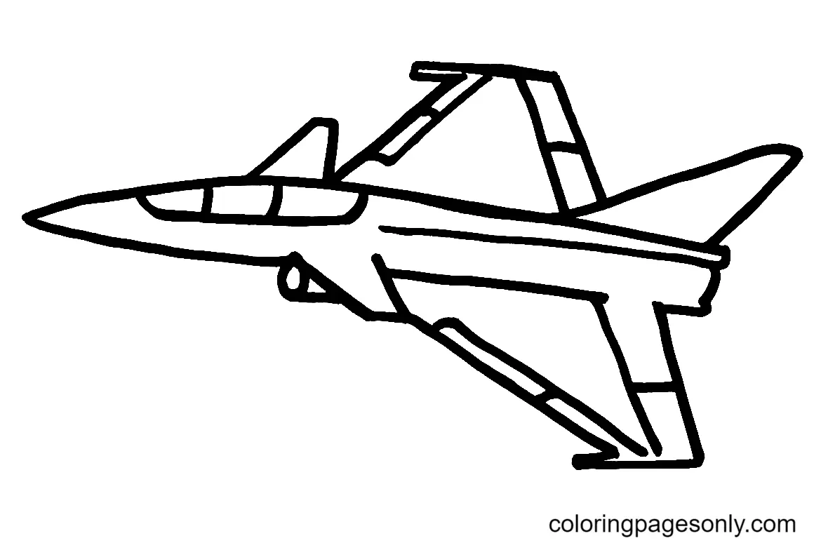 Desenhos de Aviao Para Colorir 7