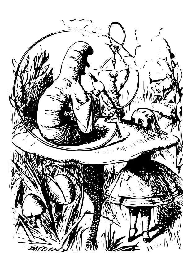 Alice im Wunderland Ausmalbilder 53
