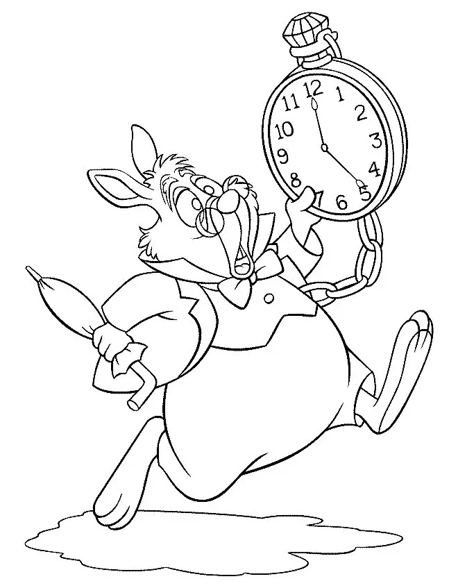 Alice im Wunderland Ausmalbilder 67
