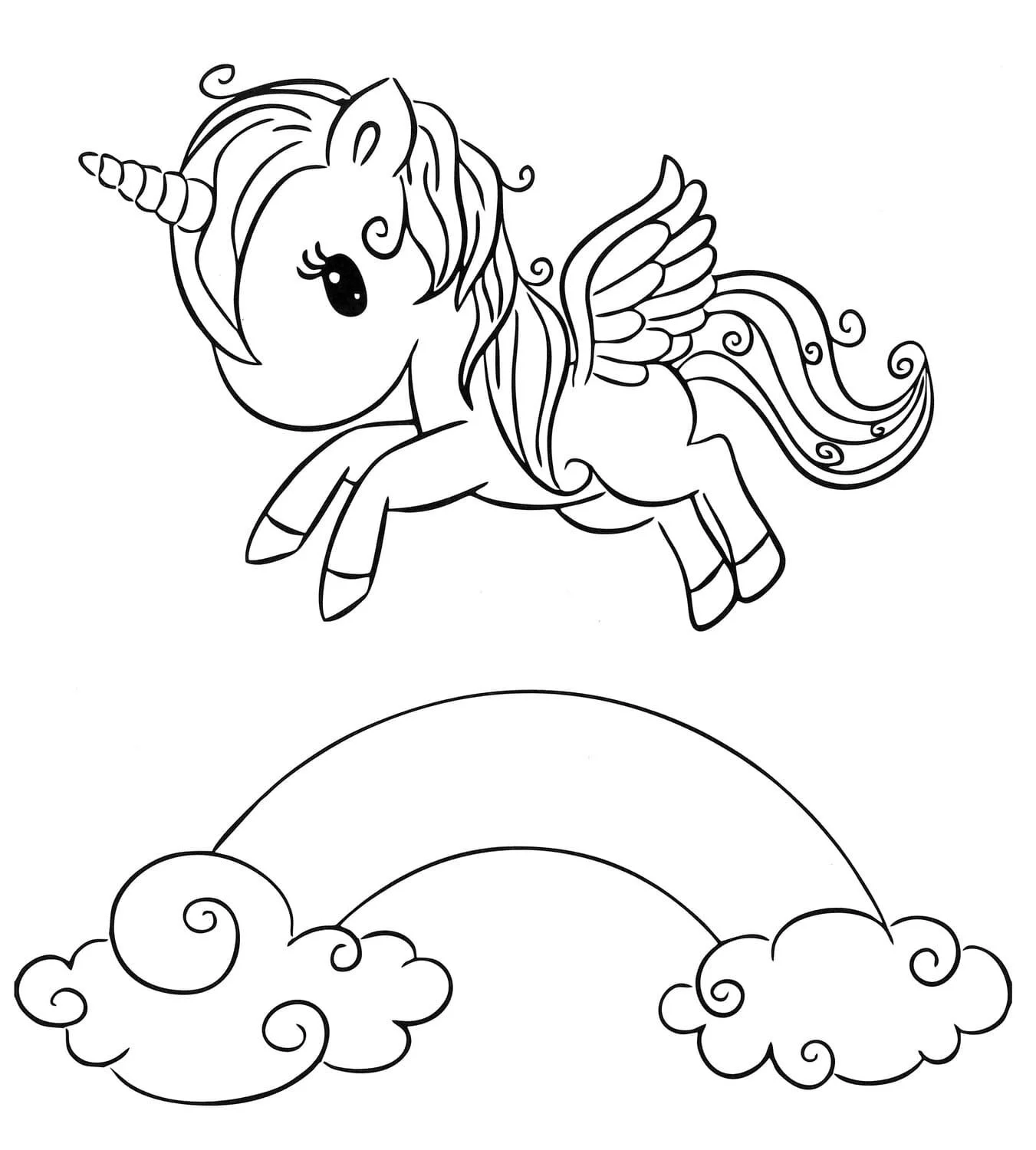 Alicorn Coloring Pages 13