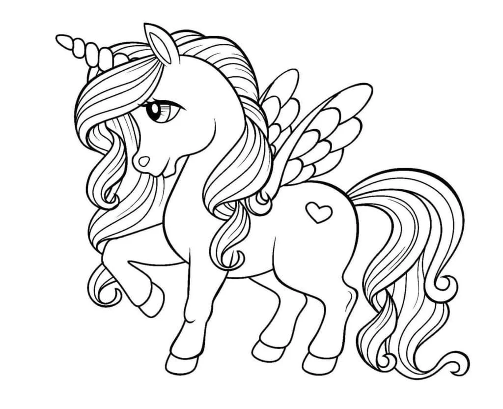 Alicorn Coloring Pages 22