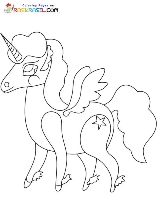 Alicorn Coloring Pages 43