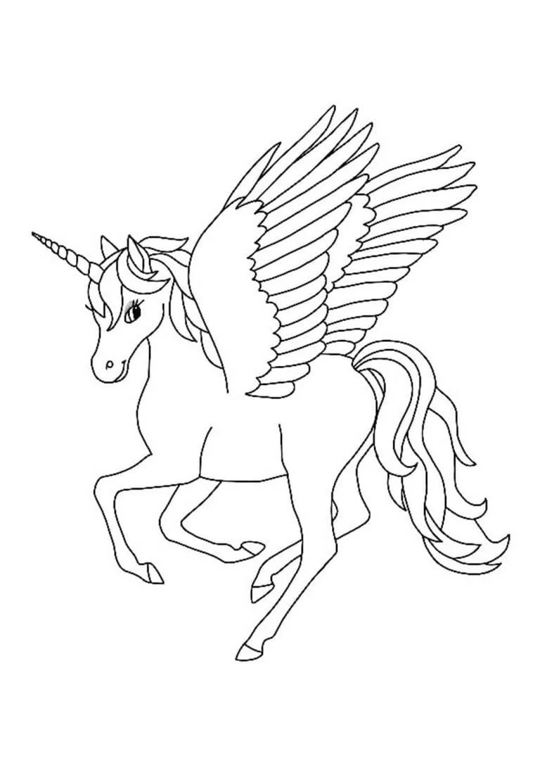 Alicorn Coloring Pages 47