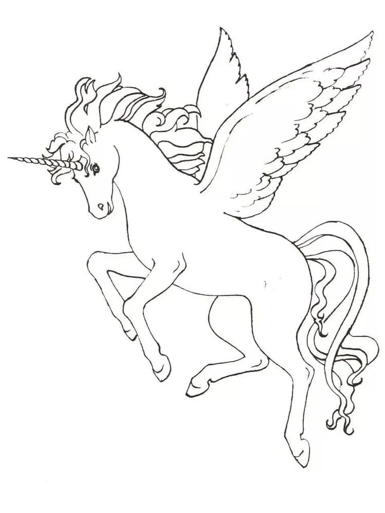 Alicorn Coloring Pages 51