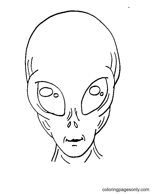 Desenhos de Alien Para Colorir 27