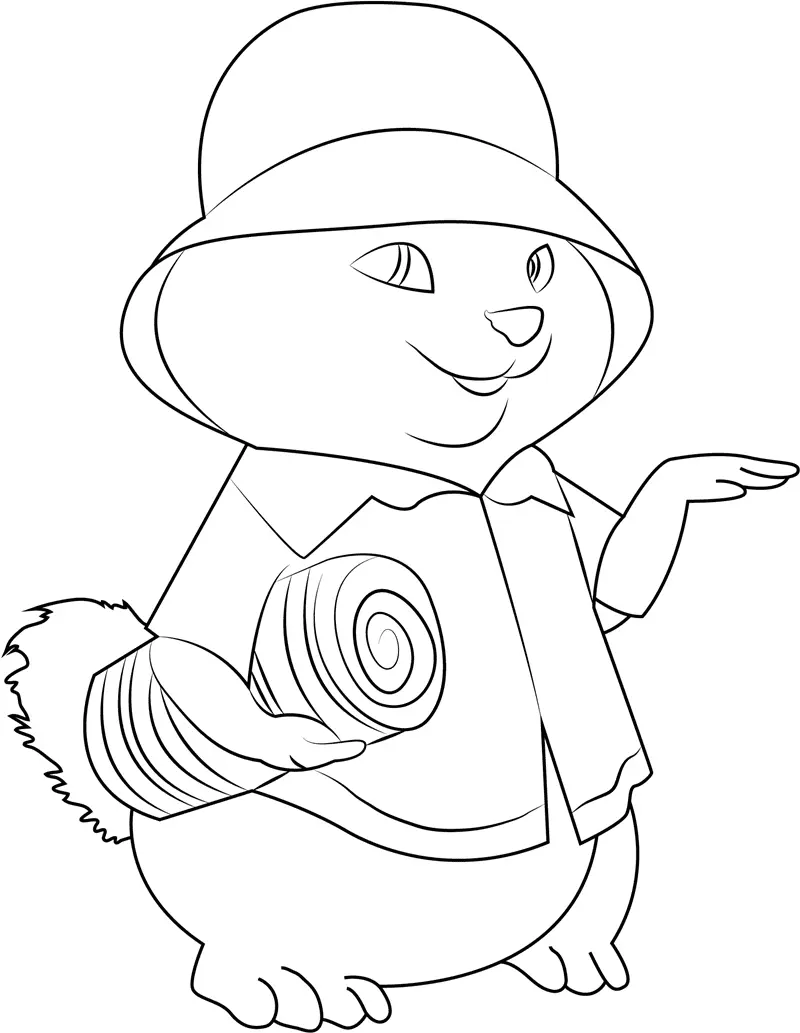 Alvin and the Chipmunks Coloring Pages