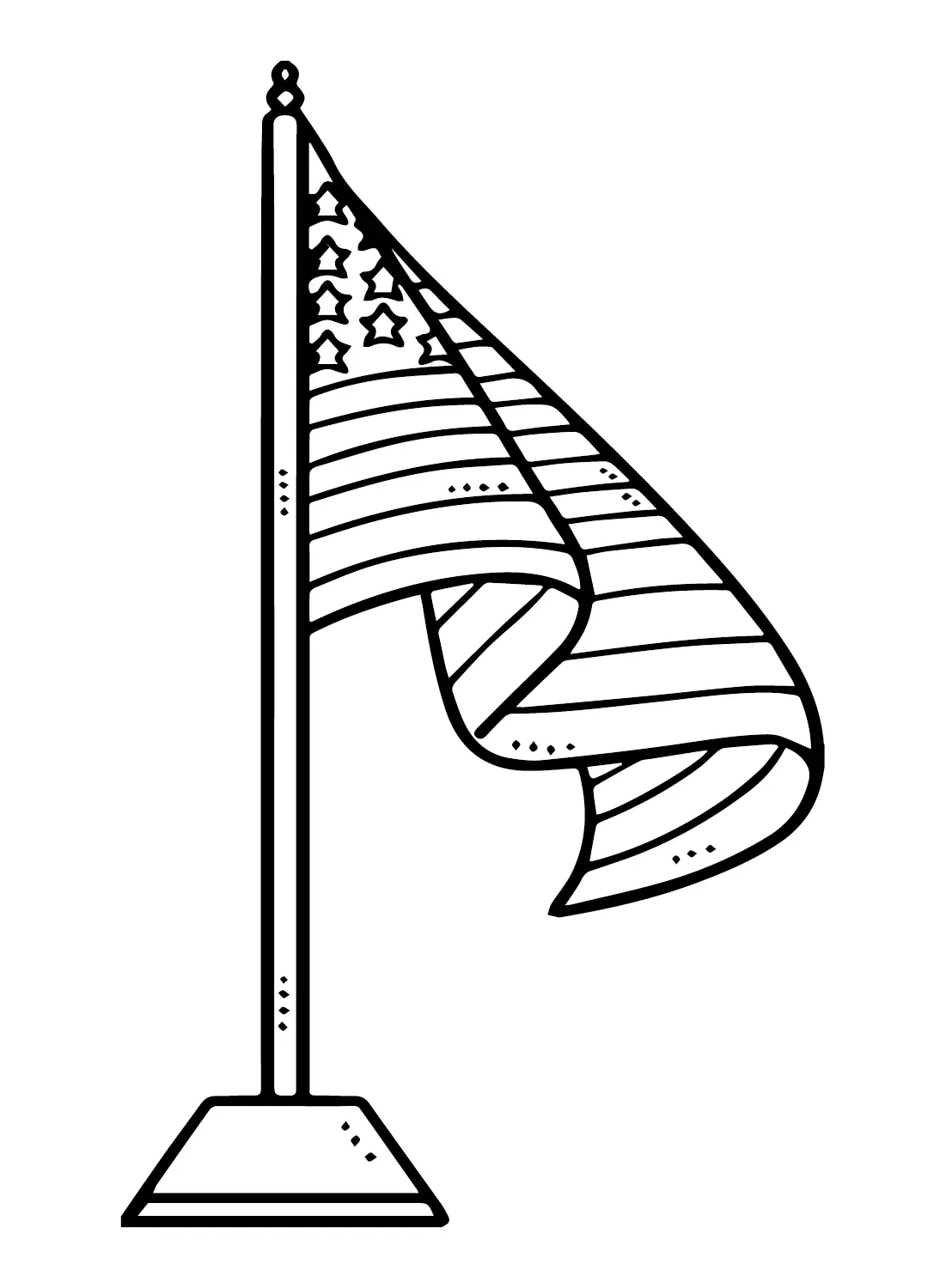 American Flag Coloring Pages