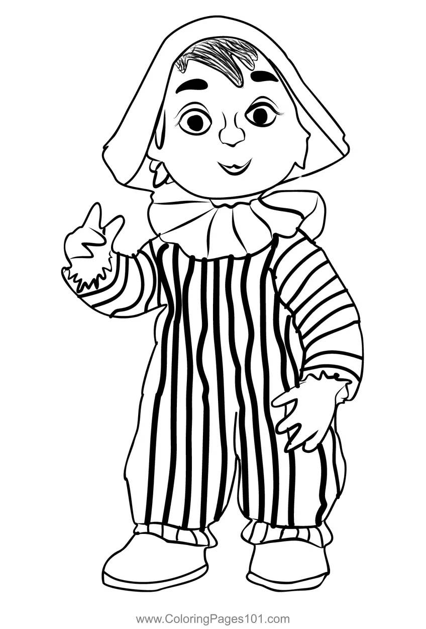 Andy Pandy Para Colorir