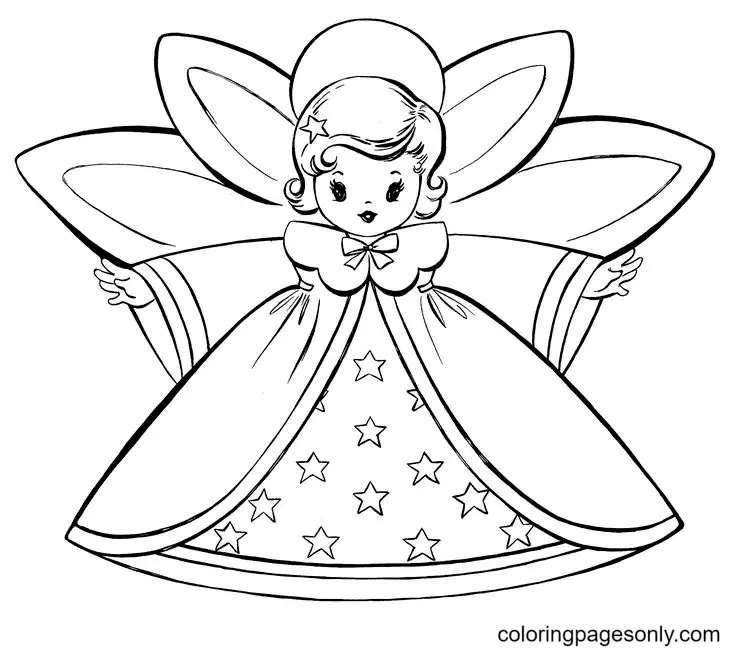 Angel Coloring Pages 14