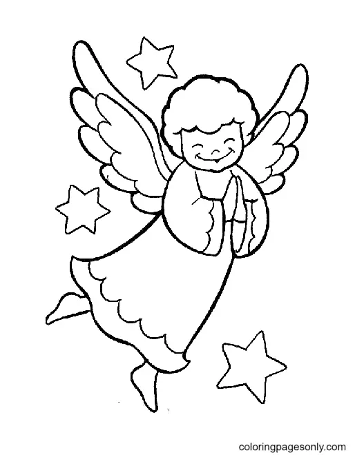 Angel Coloring Pages 22