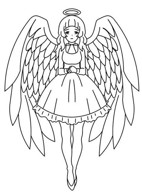 Angel Coloring Pages 24