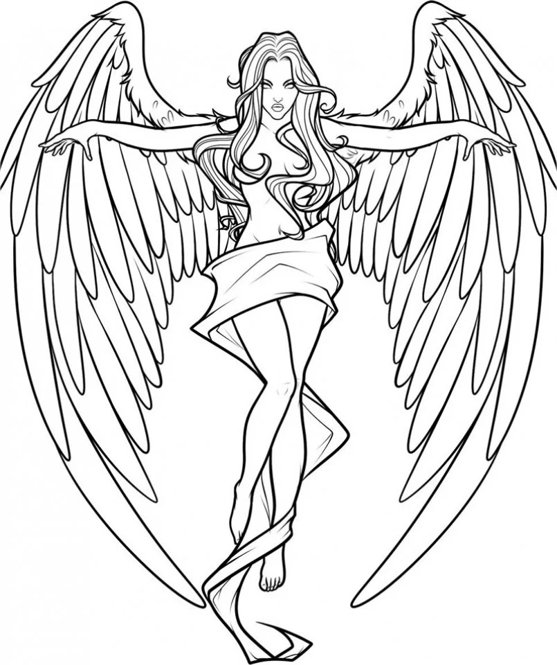 Angel Coloring Pages 30